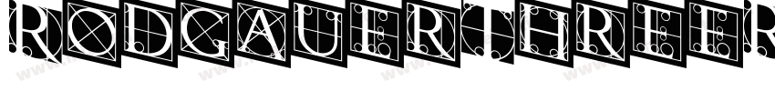 RodgauerThreeRounded Medium字体转换